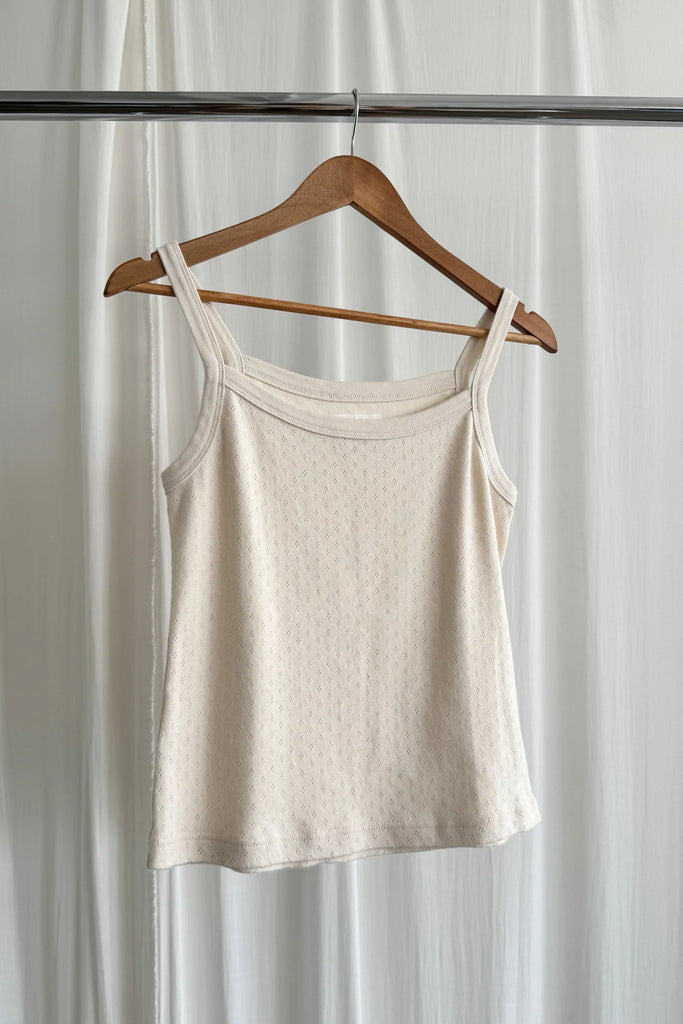 Pointelle Eve Cami in Naturel
