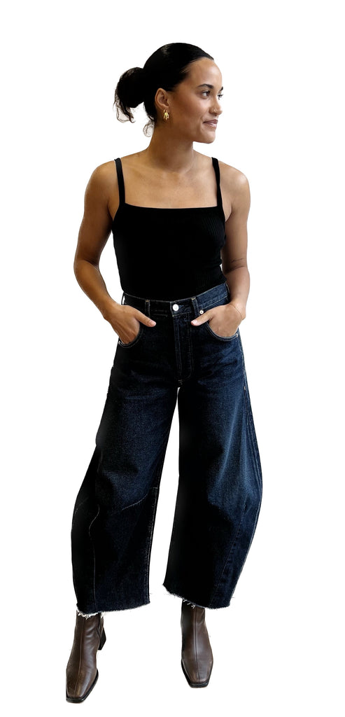 Horseshoe jean in Bravo wash