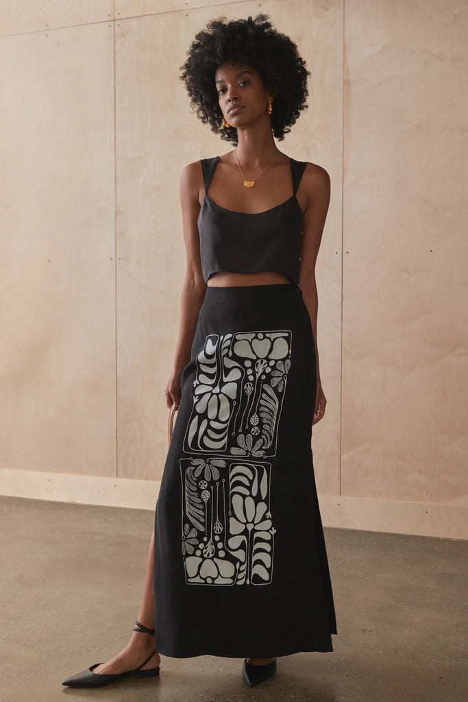The Rosetta Skirt in Botanical