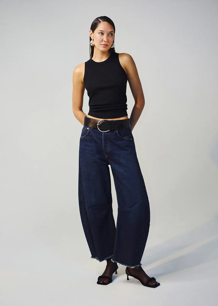 Horseshoe jean in Bravo wash
