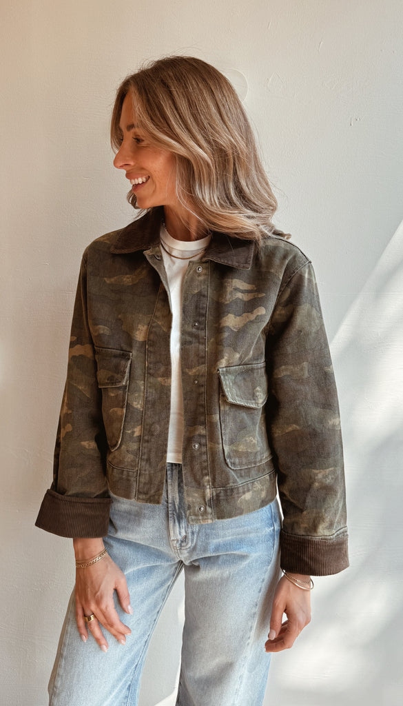 Olive camo WESTON barn jacket