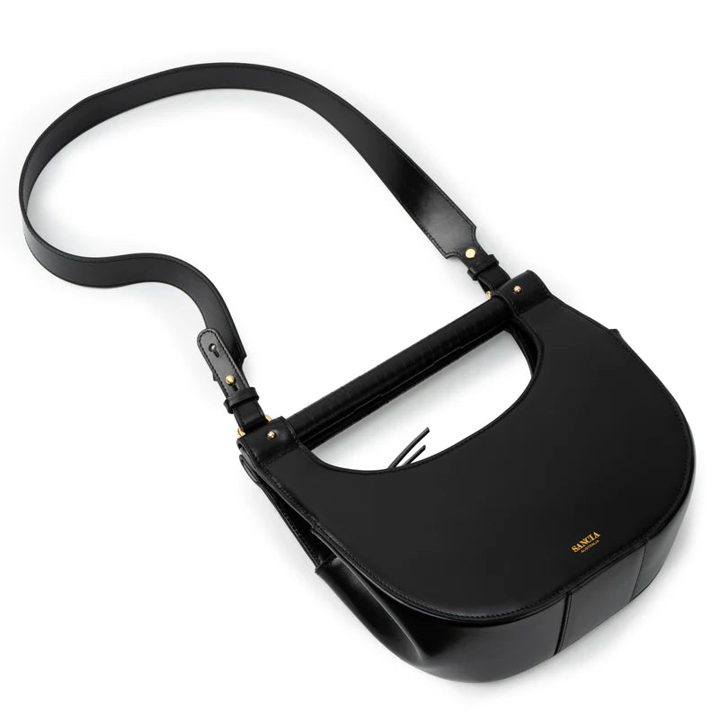 The Almaria halfmoon in black