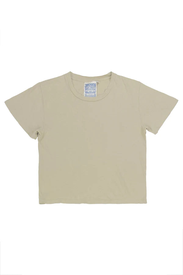 Ojai Cropped Tee in Desert Khaki