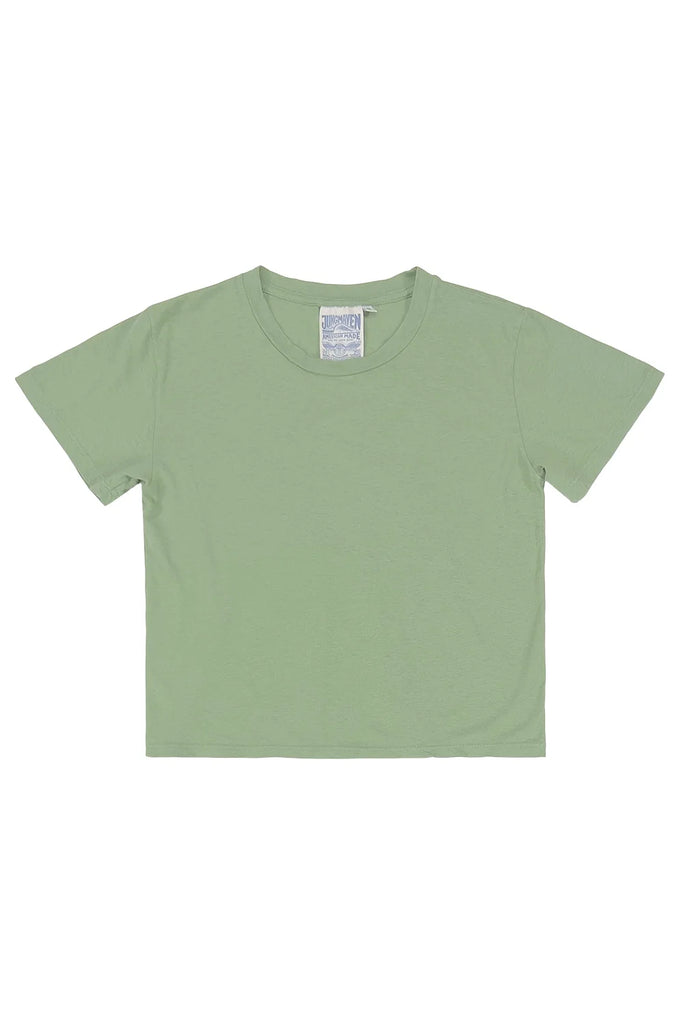 Ojai Cropped Tee in Pistachio