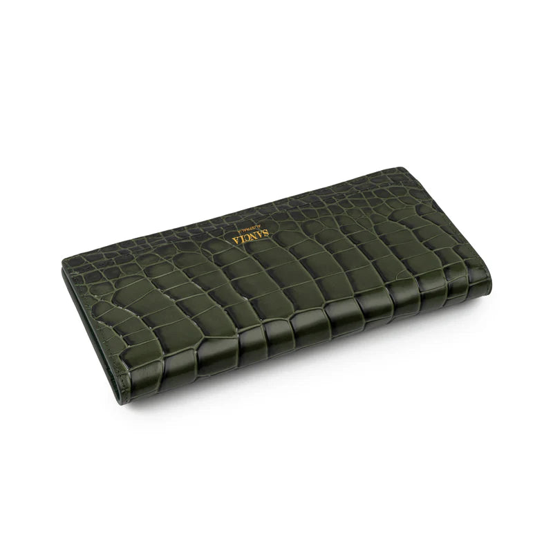 THE FARO TRAVEL WALLET IN KELP