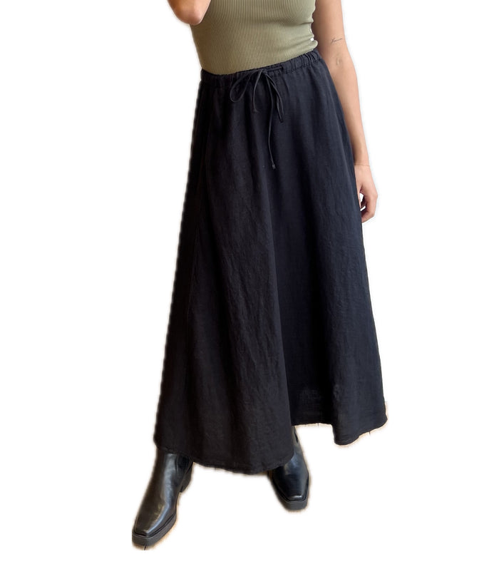 Black BAILEY linen skirt