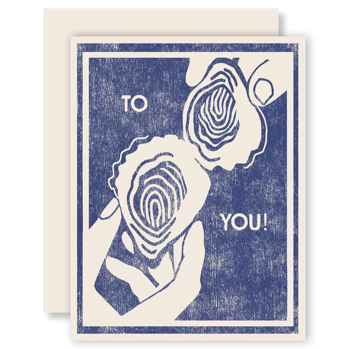 Oyster Cheers Greeting Card