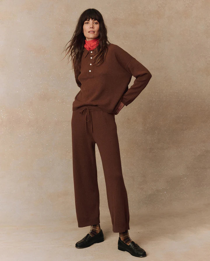 The Cashmere Lantern Pant in Santal