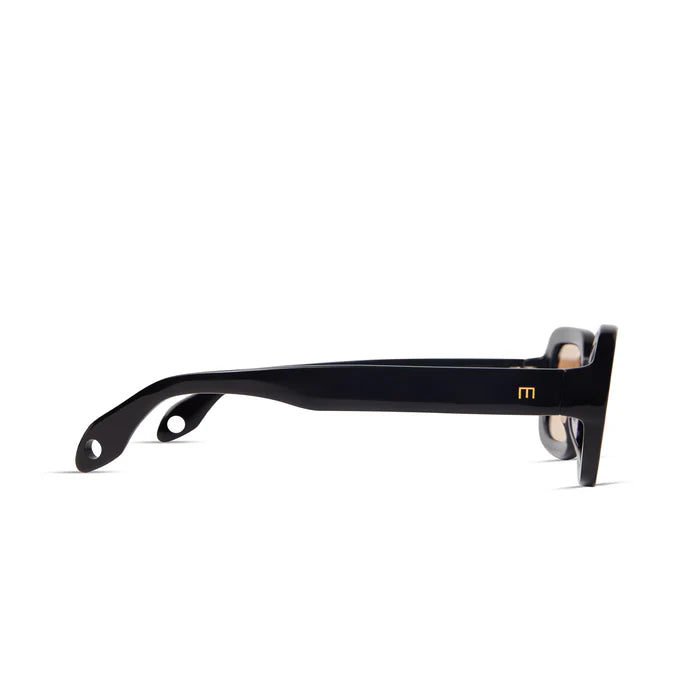 Lexi in Gloss Black w/brown lens