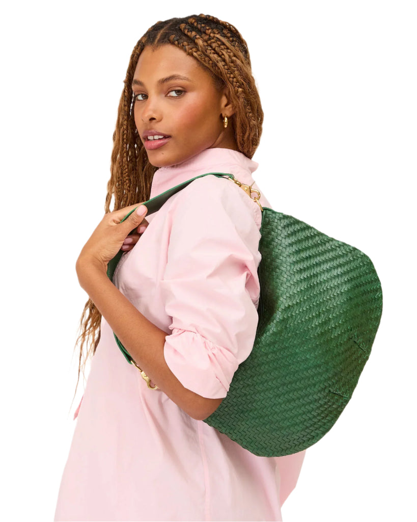 Moyen Messenger Woven Zig-Zag - Evergreen