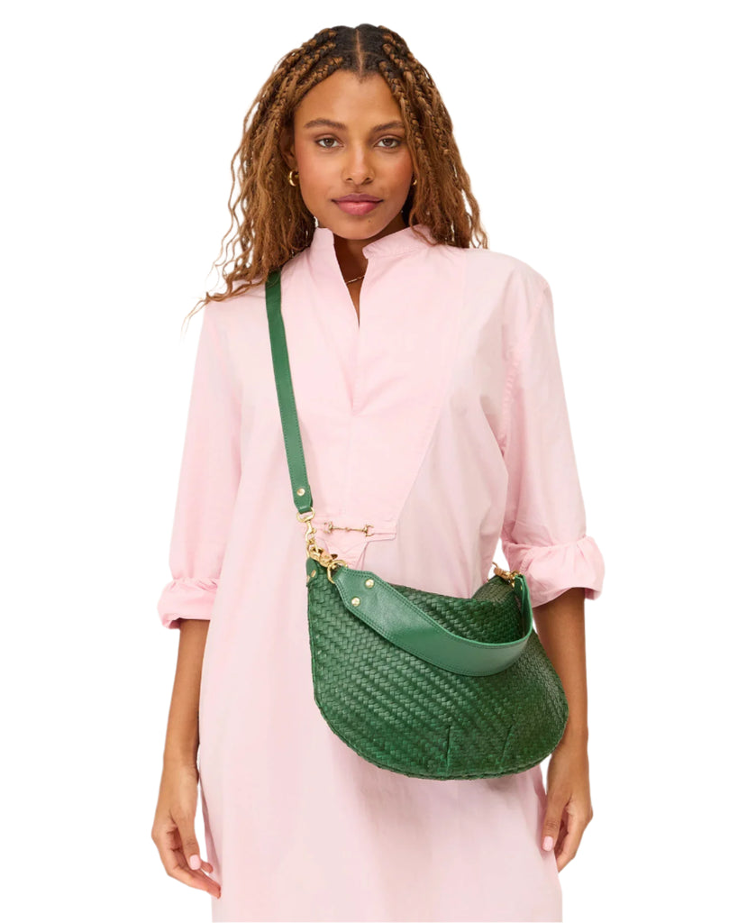 Moyen Messenger Woven Zig-Zag - Evergreen