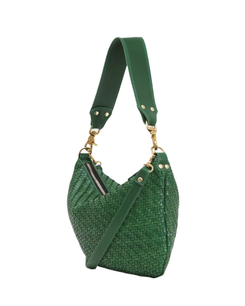 Moyen Messenger Woven Zig-Zag - Evergreen