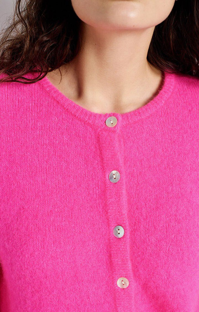 Vitow Cardigan in Hot Pink