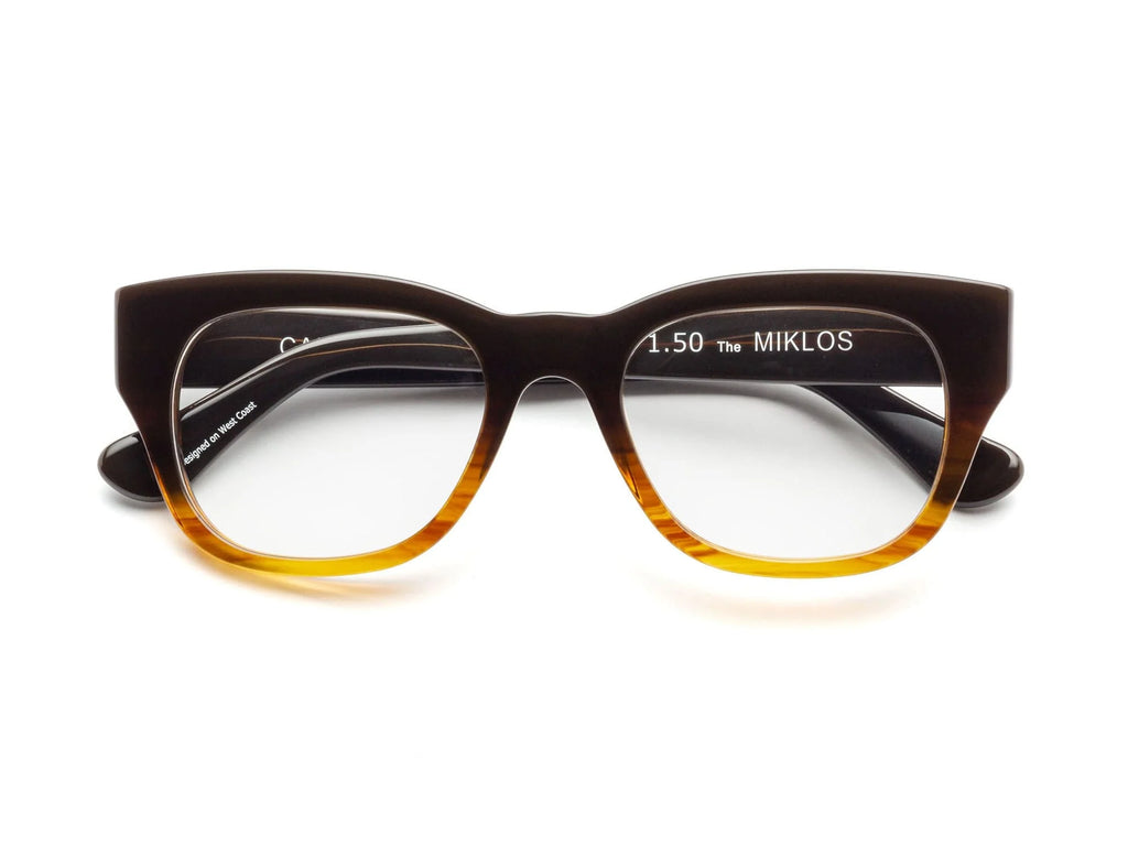 Miklos 'Stout' blue-light blockers and readers