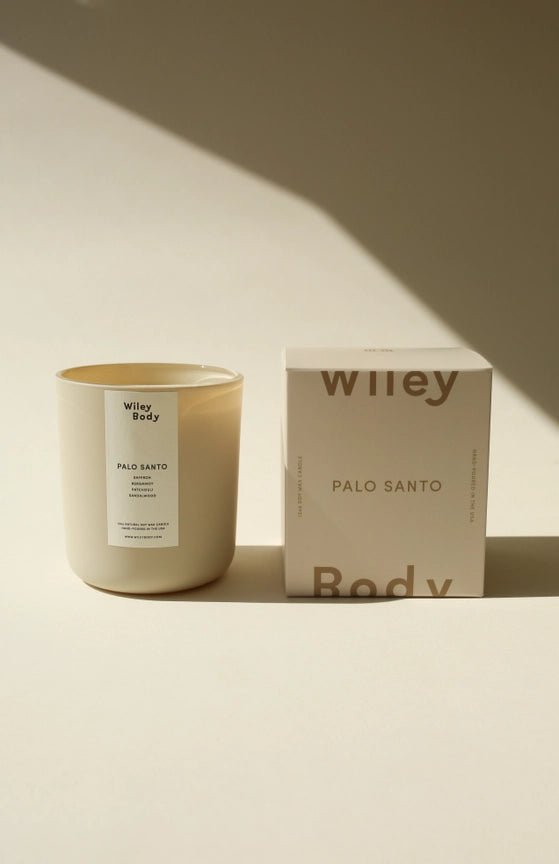 The Candle in Palo Santo
