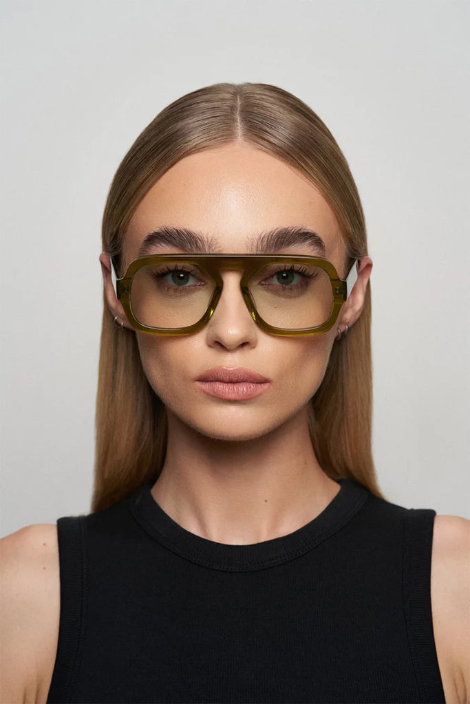Jane in olive green