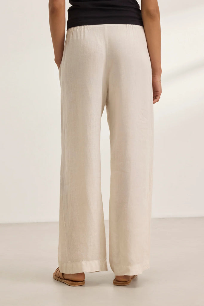 Stephanie woven linen pant in beach