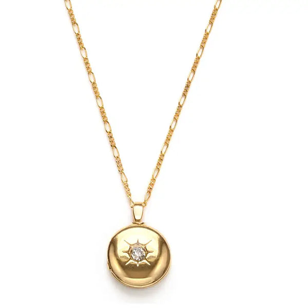 Cloth Locket Small Round Locket – Cloth & Crown