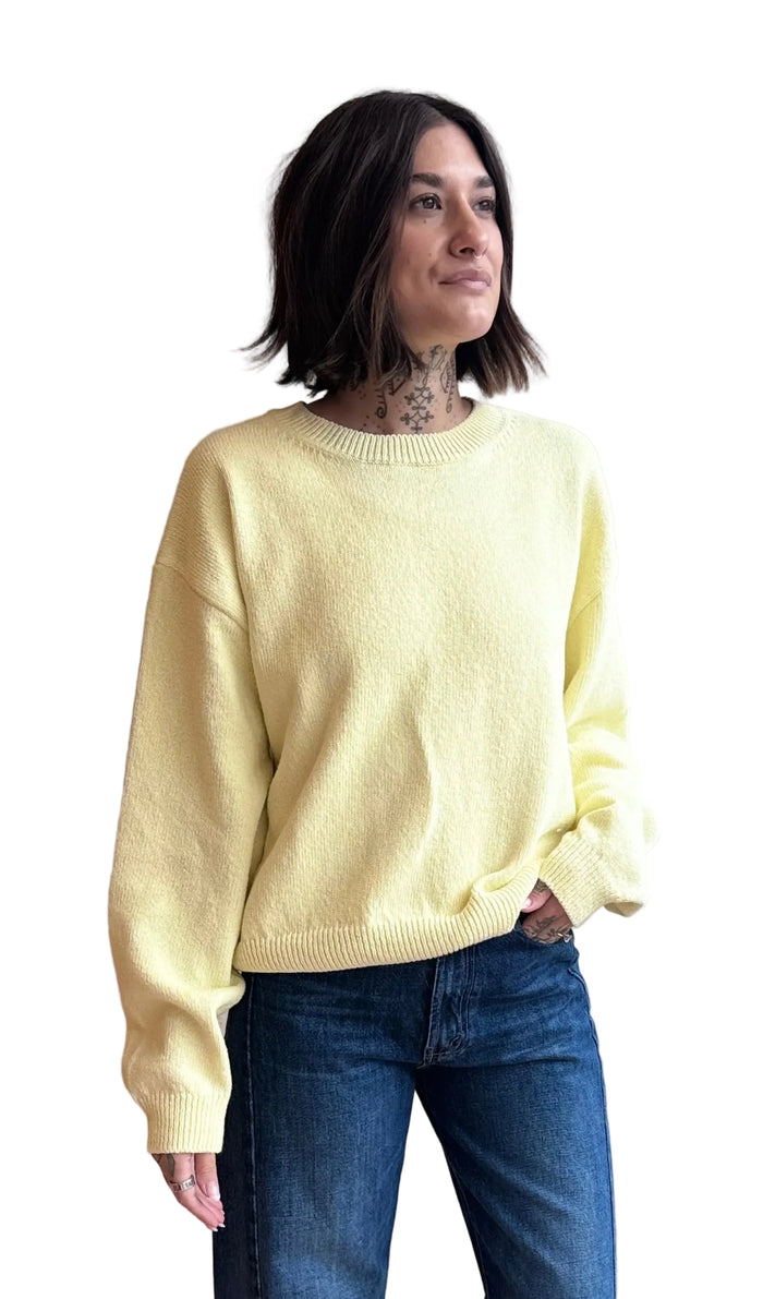 Milo Cotton Sweater - Lemonade