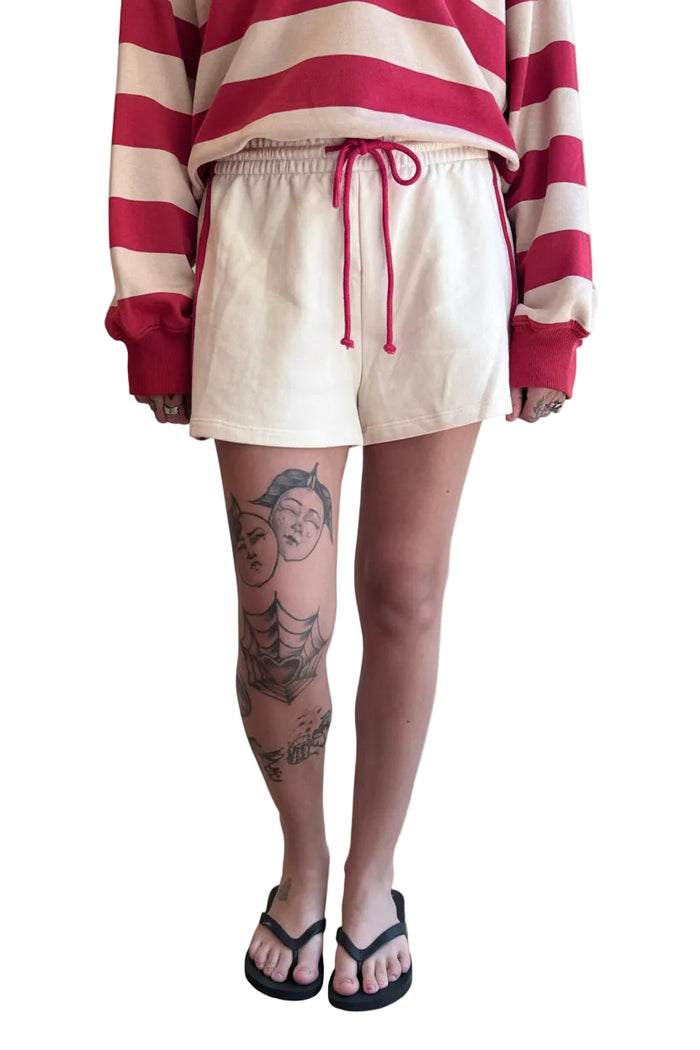 Racer stripe QUINN sweat shorts