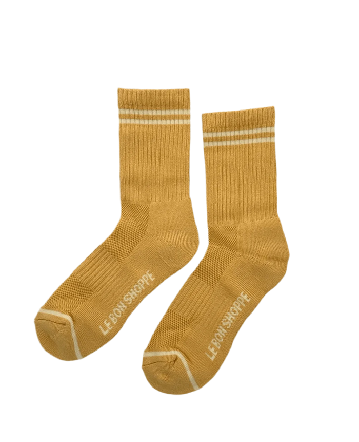 Boyfriend sock in Butter