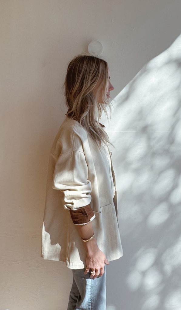 Corduroy collar CASSIDY barn jacket