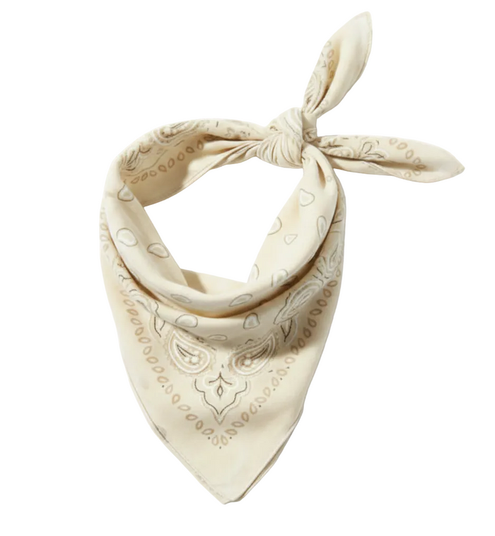 Cream Hues Hand Dyed Bandana