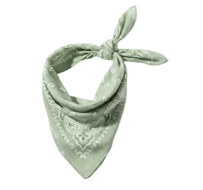Green Hues Hand Dyed Bandana