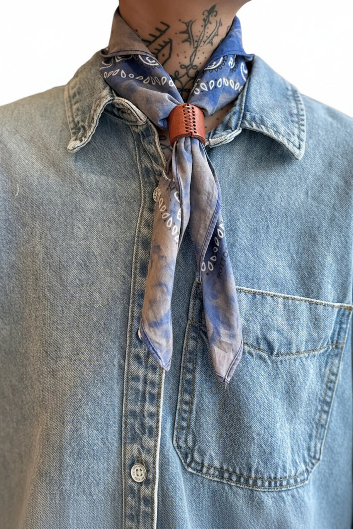 Denim Hues Hand Dyed Bandana
