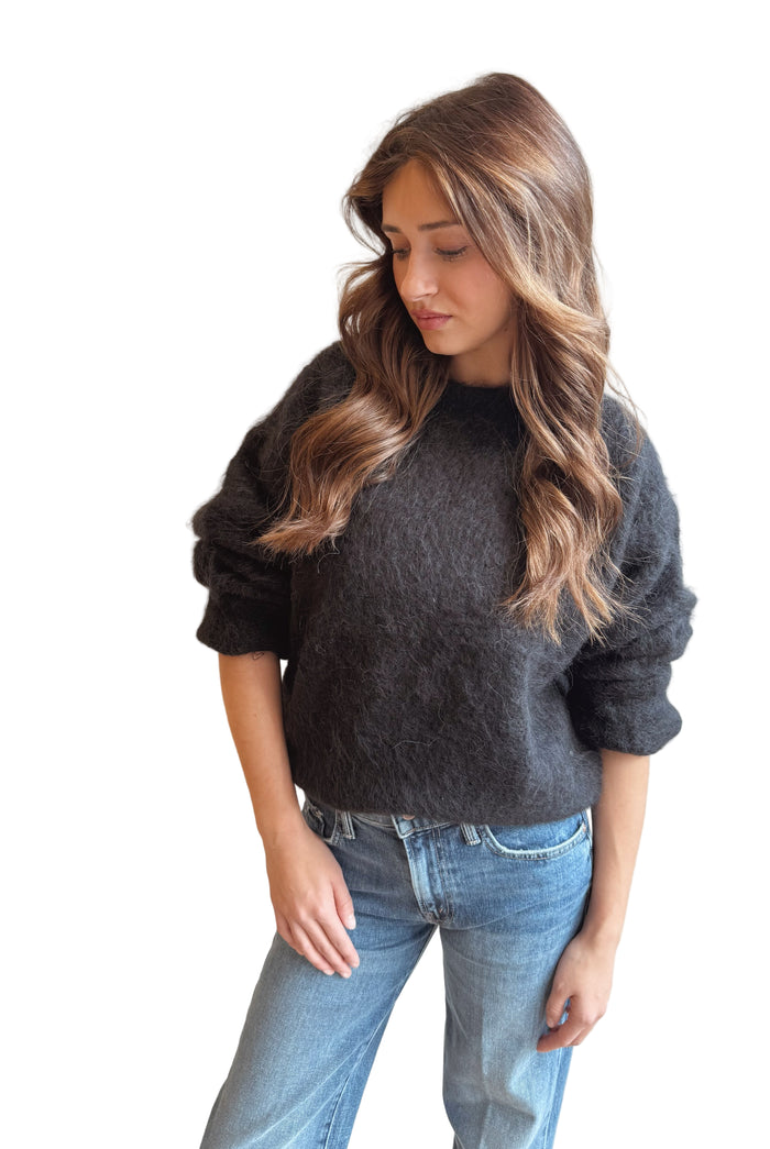 Niby Pullover in Black Noir