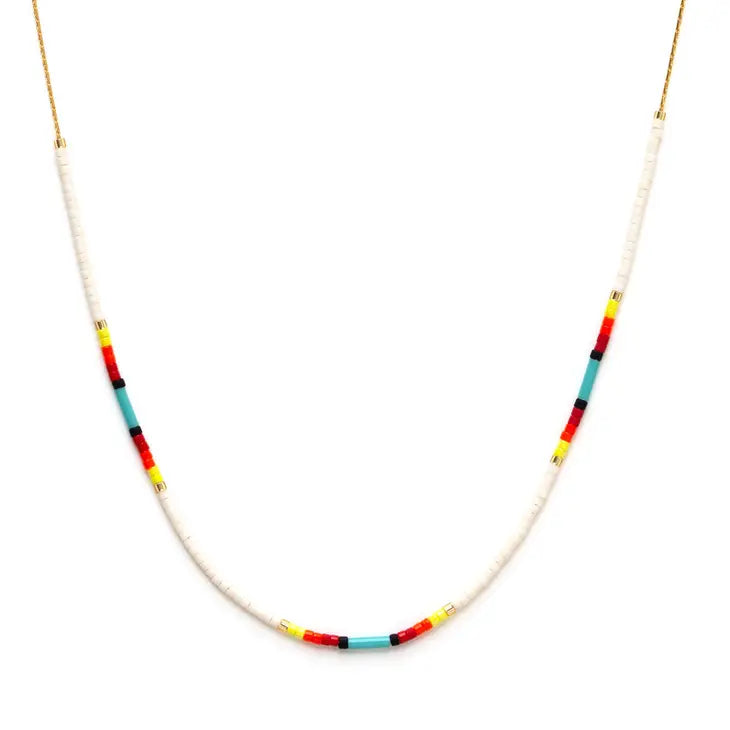 New Mexico Japanese Seed Bead Necklace