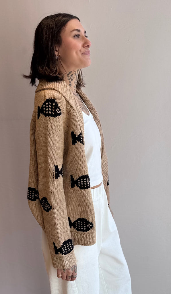 The Swimming Fish Lodge Cardigan