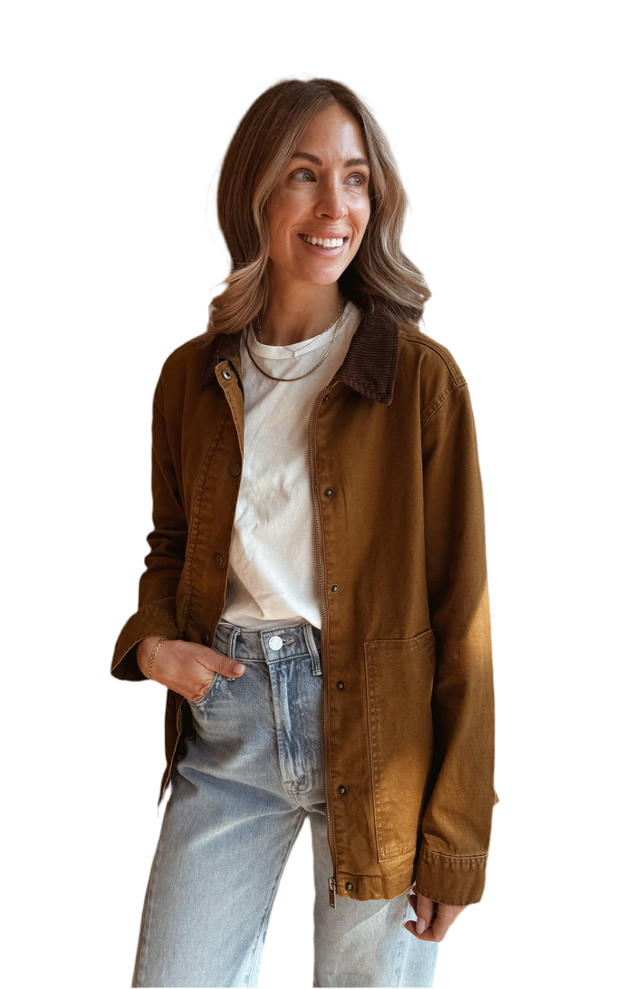 Cognac BLAKE barn jacket