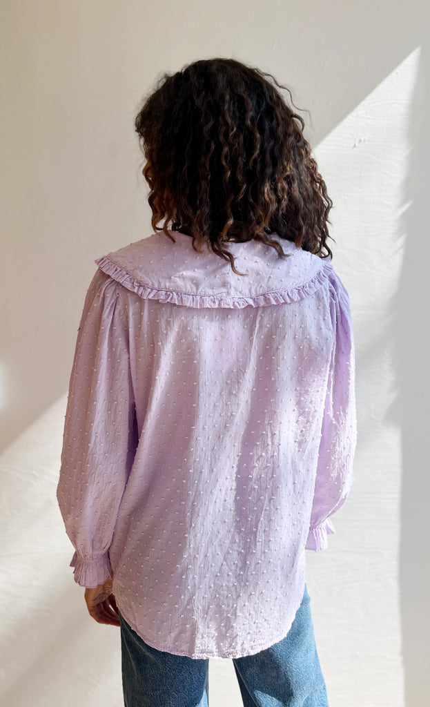 Chiara Button Down in Lavender