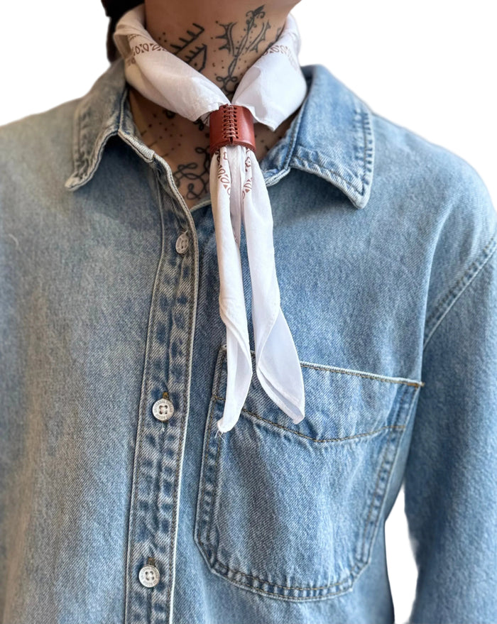 Cream Hues Hand Dyed Bandana