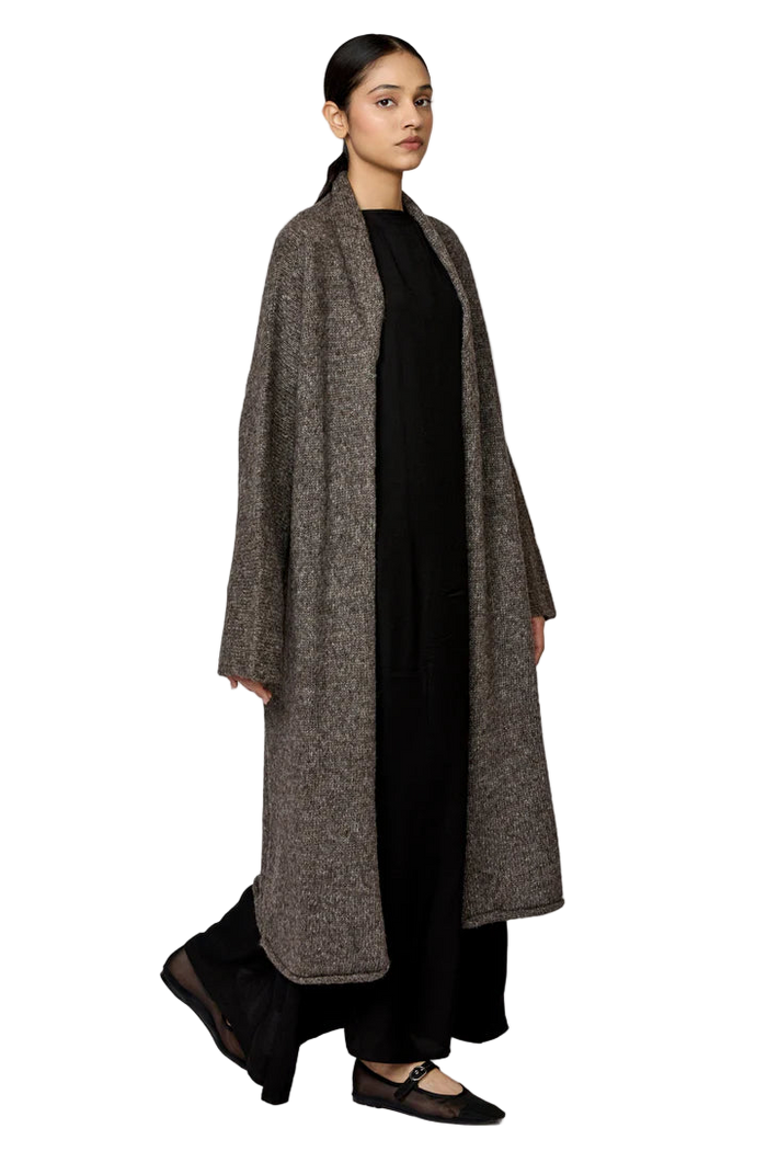 Heirloom Sweater Coat in Nutty Brown
