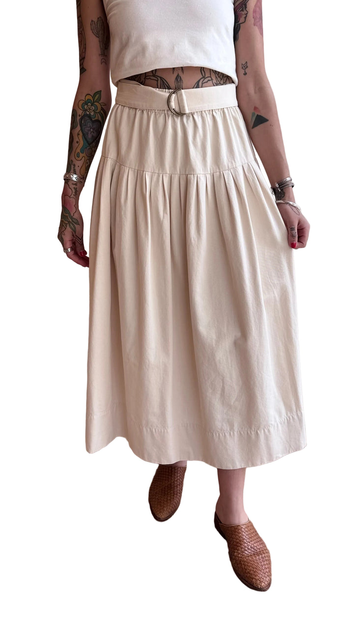 The Highland Skirt in Cream