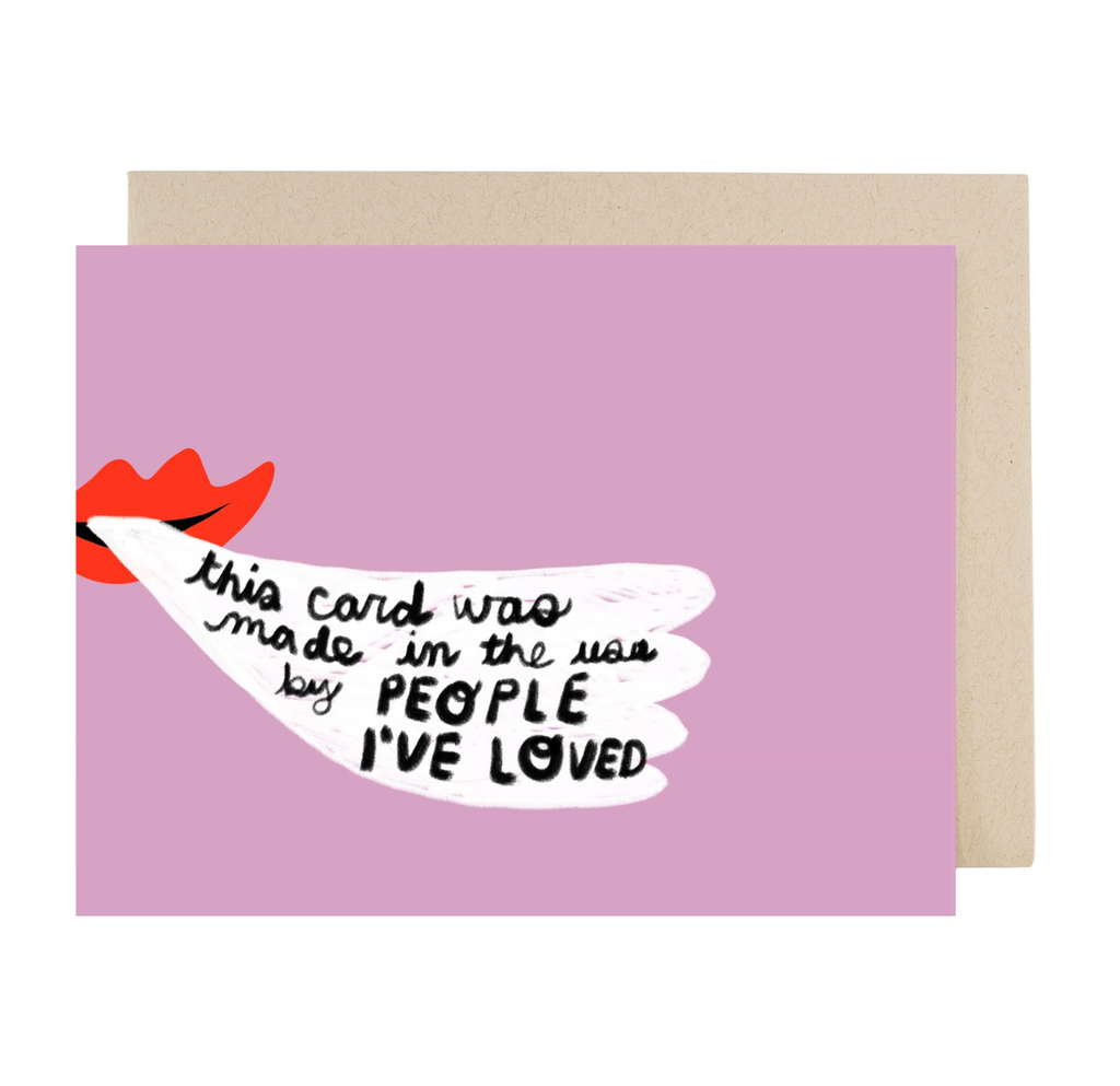 Birthday Lips Card