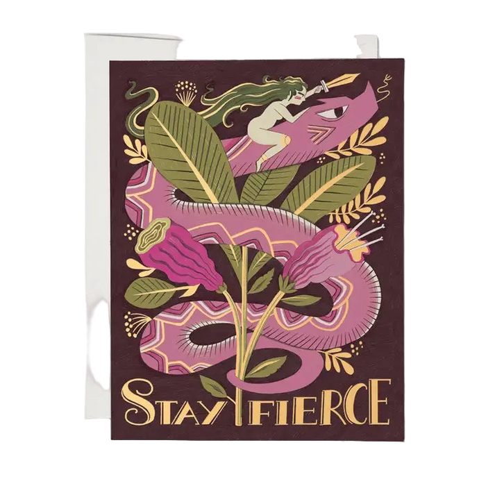 Fierce Snake Card