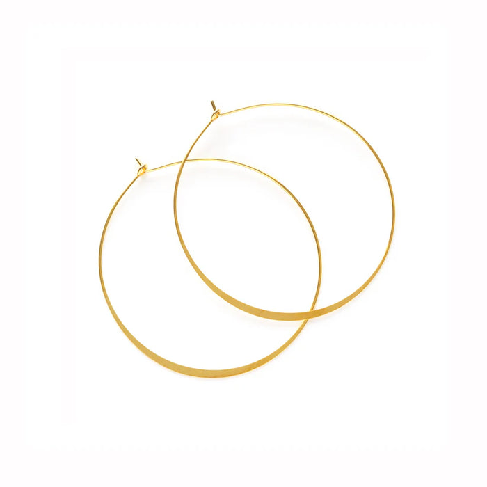 2.0" Classic Hoops - Gold
