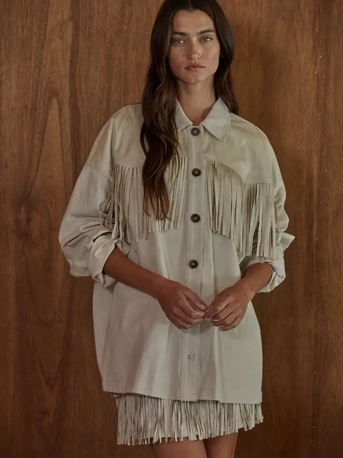 Tahoe Fringed Western Shirt