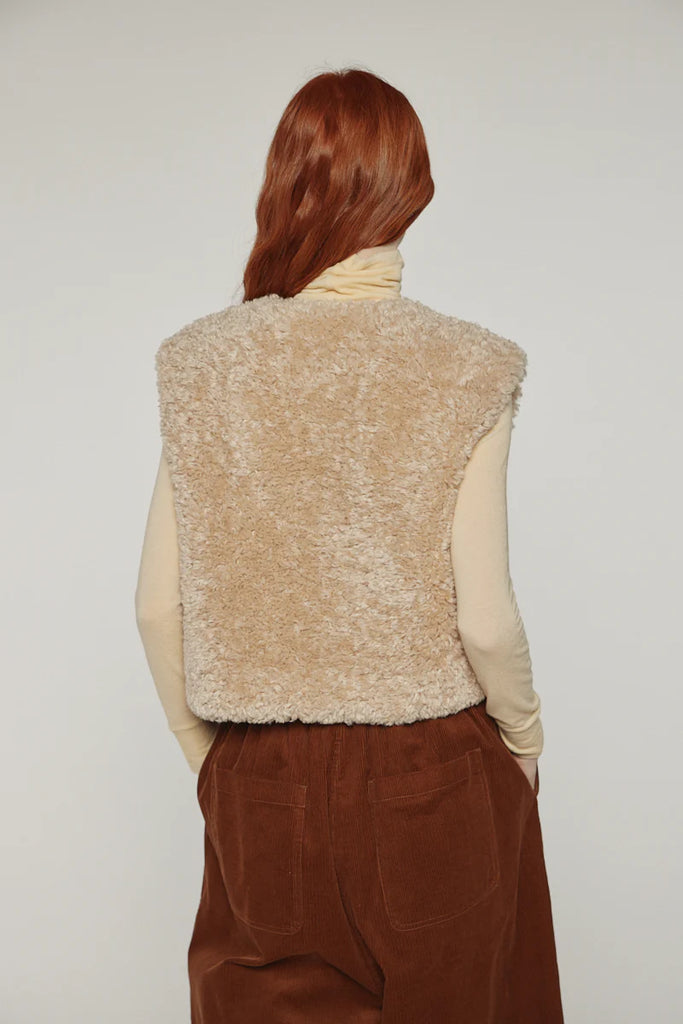 Reversible fur Milena vest