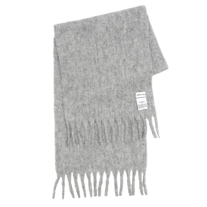The Reykjavik Wool Scarf in Grey