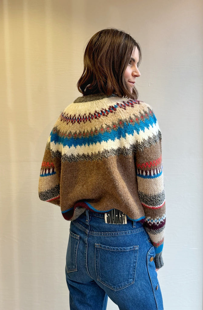 Kella Alpaca Fair Isle Sweater