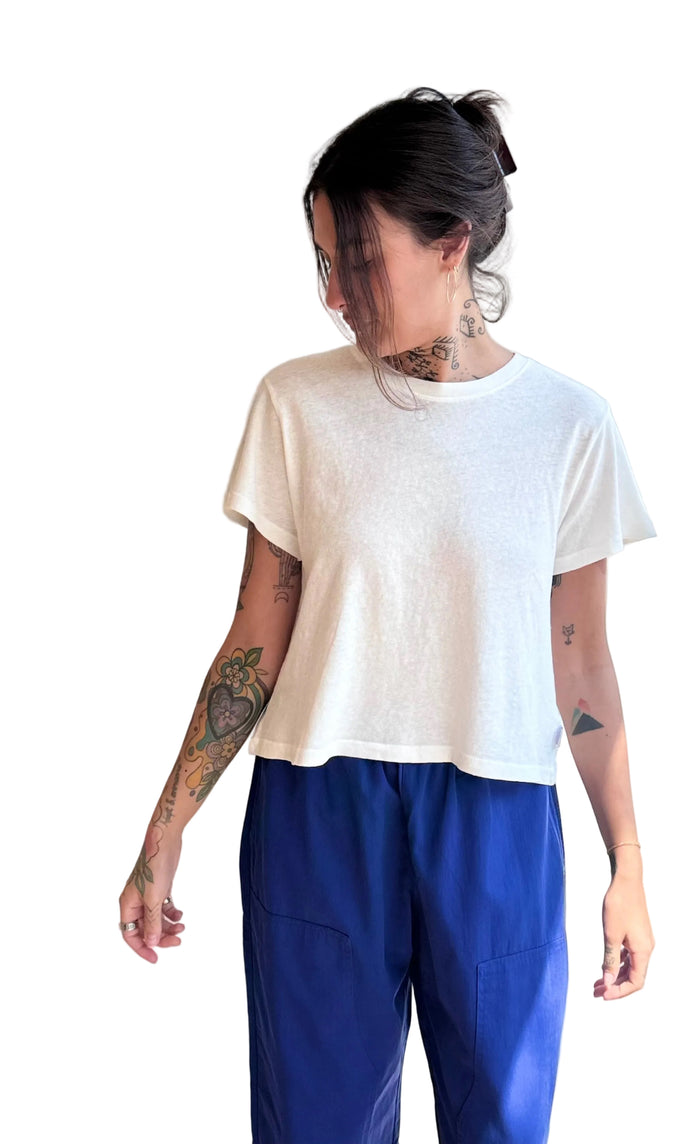 Airy Darling Tee - Vintage White
