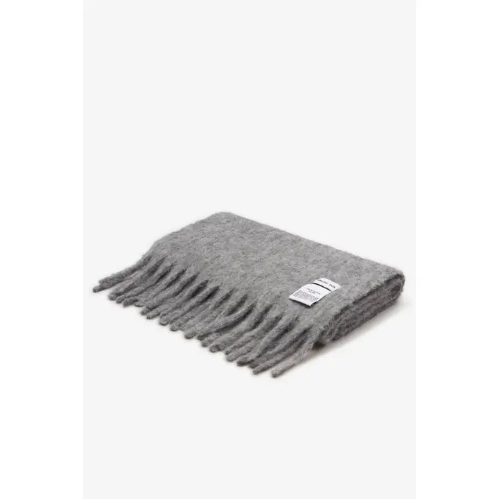 The Reykjavik Wool Scarf in Grey