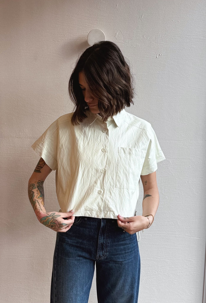 Zoey Shirt in Ivory