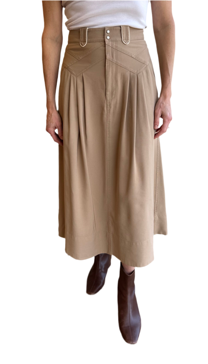 The Western Field Skirt in Barley