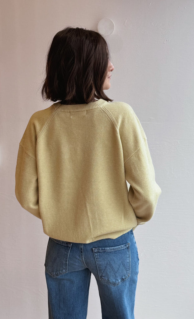 The Lani Sweater in Butter Yellow