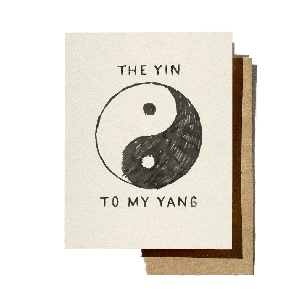 The Yin to My Yang Card